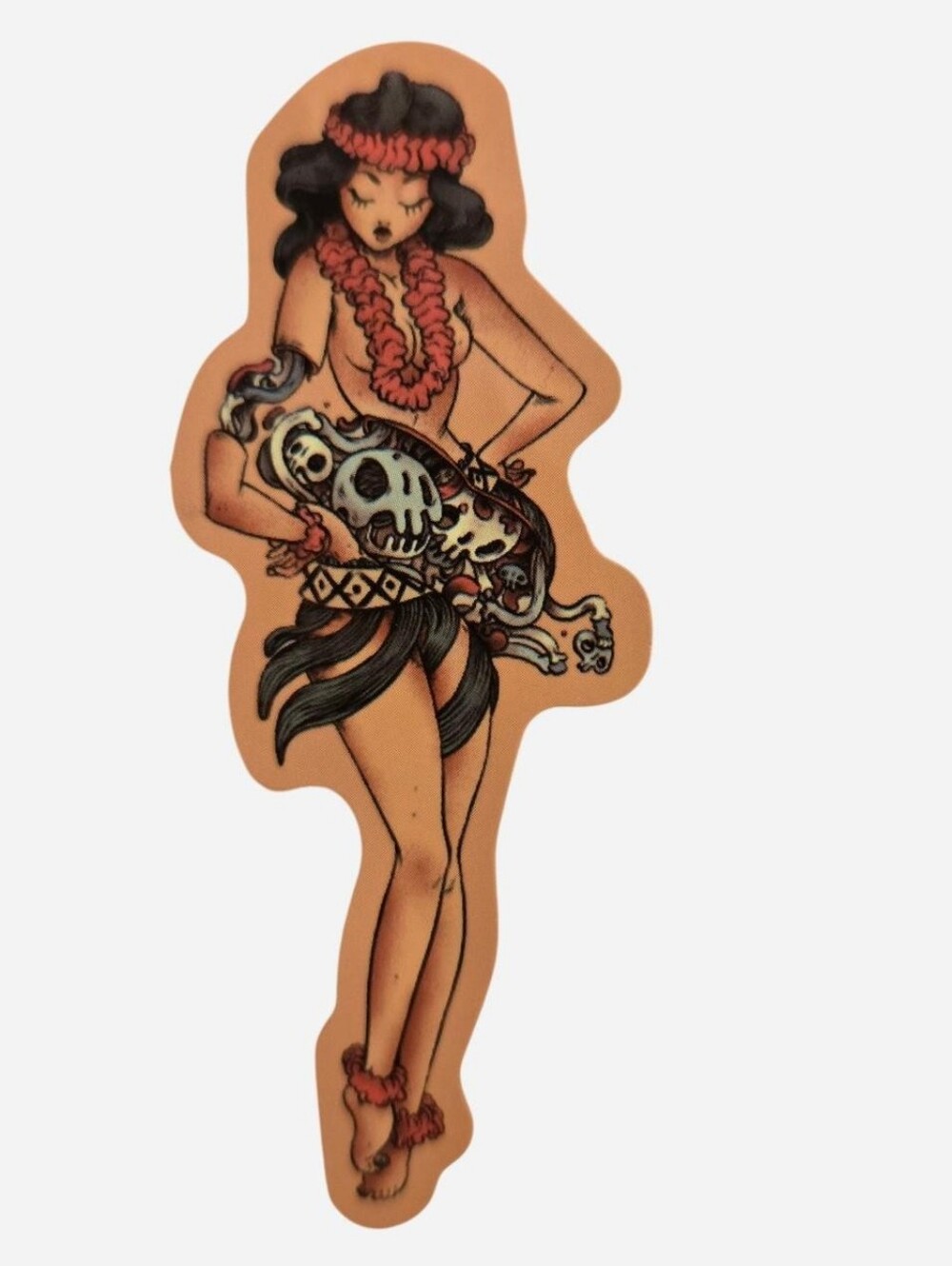 sailor Jerry style sticker